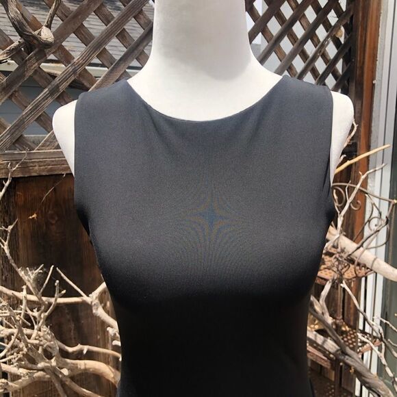 T by Alexander Wang Mesh Back Sleeveless LBD Dress - Picture 2 of 8